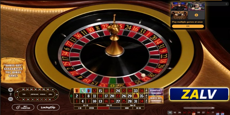 Đặt cược Roulette đổi thưởng bằng vòng bên trong